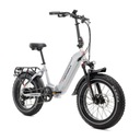 Elektrobicykel 20&quot; FATBIKE E-BIKE GERMINA elektrikár skladacie hrubé pneumatiky !