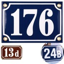 АДРЕСНАЯ ДОСКА НОМЕР ДОМА МЕТАЛЛИЧЕСКАЯ ТАБЛИЧКА ДЛЯ ДОМА 10х15СМ Эмалированная