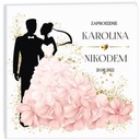 КЛАССИЧЕСКИЕ ГЛАМУРНЫЕ «МВ» СВАДЕБНЫЕ ПРИГЛАШЕНИЯ