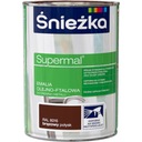 SNIEZKA SUPERMAL МАСЛЯНО-ФТАЛЬНАЯ КРАСКА КОРИЧНЕВАЯ 0,8л