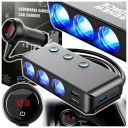 РОЗПОДІЛЮВАЧ АВТО ГНІЗДА ПРИКУРЮВАЧА 3X USB 12-24V3.0QC USB-C 120W  фото 9