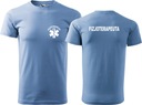 Fyzioterapeut Pánske tričko pre fyzioterapeuta s eskulapom S Kód výrobcu 129 S Fizjoterapeuta 04