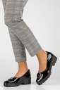 Женская кожаная обувь на высоком каблуке FILIPPO 4569 Туфли-слипоны черный 39