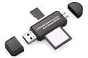 Czytnik kart Micro SD SDHC SDXC na Micro USB i USB