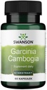 Swanson Экстракт гарцинии камбоджийской 60 капсул для похудения, подавления аппетита
