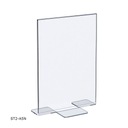 Меню А5 Подставка двухсторонняя из оргстекла тип Т по цене /Н