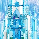 Frozen ľadové kráľovstvo Elsa hrad ľadový palác 671 el. Druh sada