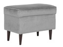 RON (P) Табурет для ног Velvet, пуф венге серый