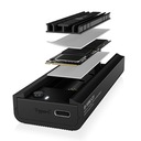 Внешний корпус SSD-накопителя M2 NVMe SATA USB3.2 Gen2 TypeC Alu