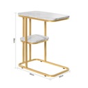 SoBuy FBT110-G Nočný stolík Odkladací stolík Konferenčný stolík Šírka nábytku 30 cm