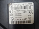 MERCEDES W204 PHARE AVANT DROITE IL.S XÉNON A2048208039photo 10