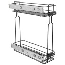 Багажная корзина 20 2P Боковая SILENT CLOSE Графит