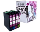 4 чернила T0711-T0714 для принтера EPSON SX100 SX105