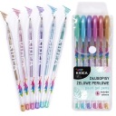 Гелевые ручки Kidea с перламутром, 6 цветов.