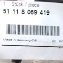 BMW 4 КУПЕ M G82 ПЕРЕДНІЙ БАМПЕР ЛІВИЙ НИЖНІЙ НАПРАВЛЯЮЧА 51118069419  (18294863749) фото min 7