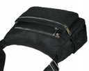Dámska taška Mestská kabelka cez rameno priestranná Dominujúca farba čierna