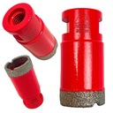 КОРОНКА ДЛЯ КЕРАМИЧЕСКИХ СТОЛОВ 30 ММ M14 АЛМАЗНАЯ КЕРАМИЧЕСКАЯ ГЛАЗУРЬ