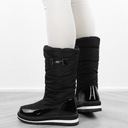 Черные женские зимние ботинки муклюк на платформе OX-1001, размер 39