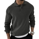 sveter v štýle Vintage s polovičným zipsom Dominujúca farba iná