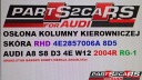 4E2857006A 8D5 PROTECTION COLONNES CUIR AUDI A8 S8 D3photo 15