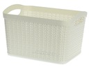 КОРЗИНА WILLOW 6,6 Л ПРЯМОУГОЛЬНАЯ БЕЛАЯ