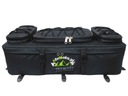 Сумка задняя багажника для квадроцикла 80 см с углублением - черная с отделениями