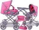 КОЛЯСКА ДЛЯ КУКЛЫ 3в1 СУМКА-ПЕРЕСЫЛКА КОРЗИНА ДЛЯ БЕЛЬЯ