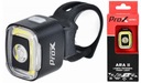 ПЕРЕДНЯЯ ЛАМПА PROX ARA II COB-XPE LED 200Лм 400 мАч, USB-C, БЕЗОПАСНЫЙ, РЕЖИМ ПАМЯТИ