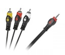 РАЗЪЕМ ДЛЯ КАБЕЛЯ 2,5 мм 4-КОНТАКТНЫЙ 3 x RCA CINCH 1,5 м