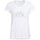 Tričko VAUDE CYCLIST dámske bavlna T-Shirt pohodlné print darček veľ. 38/S Značka Vaude