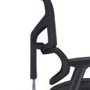 Офисное эргономичное кресло Platinum black chrome mesh home