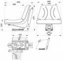 СИДЕНЬЕ-КОВШ C330 C360 T25 ZETOR WIDLAK
