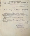 Прокоцим Тадеуш Бжеговский завод 1940 - СЧЕТ