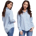 Элегантная женская рубашка в клетку CASUAL, размер S–46