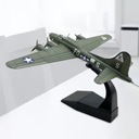 Miniaturowy model samolotu ze stopu US B 17 ze sto Materiał drewno