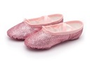 Балетки для танцев Ballet, размер 26, Pink Glitter