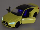Металлическая модель автомобиля BMW M4 масштаб 1:32, звуки, фары ZA4617