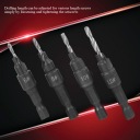 4PCS КОМПЛЕКТ WIERTARKI ZE СТАЛІ WEGLOWEJ 6-12# Z AKCESORIAMI ВІДДІЛ ІНСТРУМЕНТІВ YU  (17735378804) фото min 9