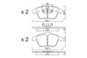 КОЛОДКИ ТОРМОЗНЫЕ ПЕРЕД FORD S-MAX 06- METELLI изображение 2