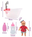 Набор для кормления куклы Baby Baby Мытье в ванне + душ с водой