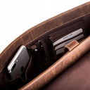 BETLEWSKI Pánska kožená taška cez rameno veľká na notebook do práce koža Počet priehradiek 1