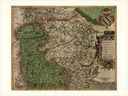 Карта БАВАРИЯ 30х40см 1592 г. М44