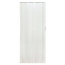 Harmonikové dvere 004-100-04 biely dub 100 cm