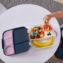 B.BOX Lunchbox Raňajky Indigo Rose 2000ml tmavoružová + chladiaca vložka Kód výrobcu BB00655