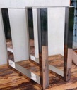Stôl LOFT METAL so striebornými nohami Značka iná