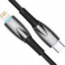 КАБЕЛЬ BASEUS FAST USB-C - LIGHTNING ДЛЯ IPHONE IPAD PD 20ВТ 2М С ПОДСВЕТКОЙ