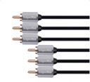 Компонентный кабель 3RCA-3RCA 3м Kruger&Matz