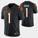Футбольная майка Super Bowl Cincinnati Bengals 1, черная/белая/оранжевая, M