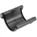 Соединитель желоба 150 Galeco ПВХ Графит