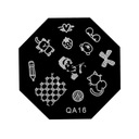 УЗОРЫ ДЛЯ ШТЕМПОВКИ НОГТЕЙ QA16